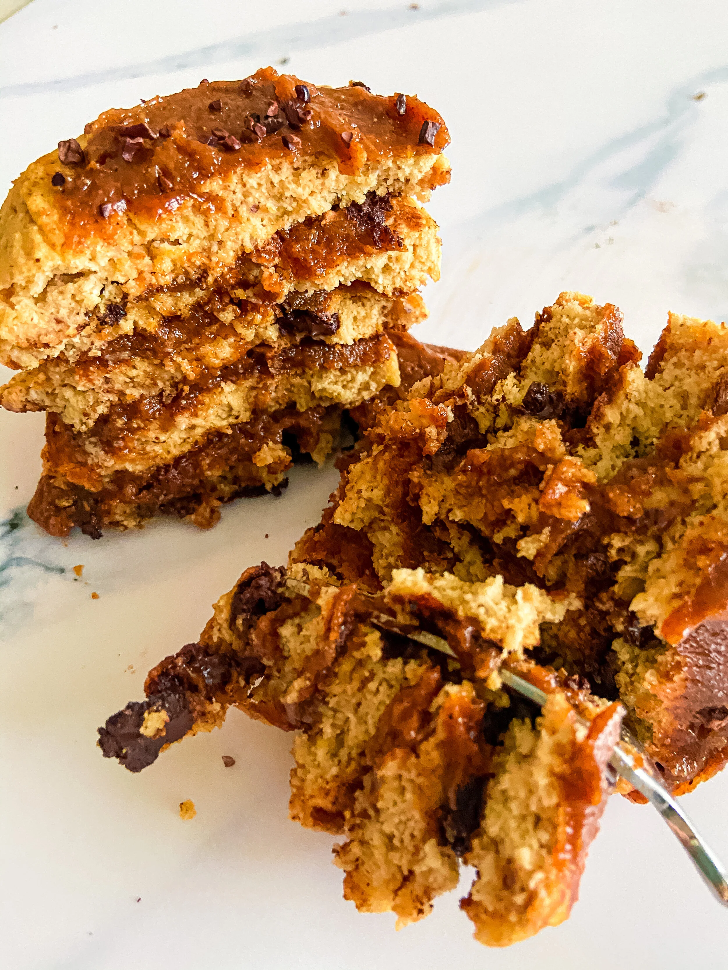 Caramel Protein Pancakes